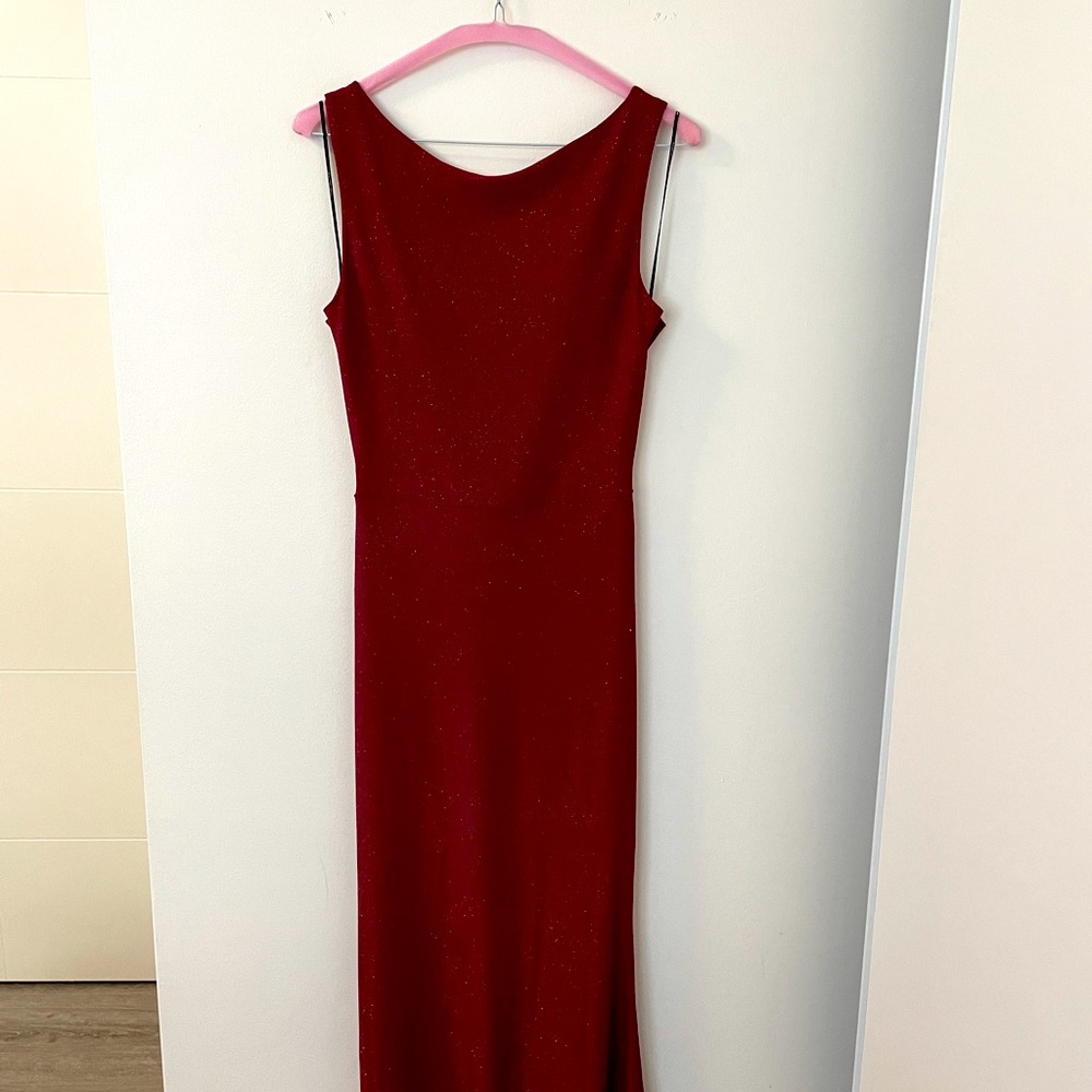 Flirty Red Evening Gown (Used once. Dry cleaned.)